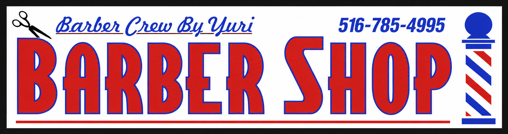 The original Barber Crew by Yury barber shop sign
